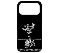 Carcasa para iPhone 17 Pro MAX Funny Math Pun I Hate Square Roots Mathematics Professor