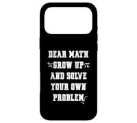 Carcasa para iPhone 17 Pro MAX Funny Math Quote for Girls Boys Teens Men Women Dear Math
