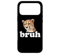 Carcasa para iPhone 17 Pro MAX Funny Meme Bruh Bro Kids Savanah Cheetah Lover
