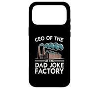 Carcasa para iPhone 17 Pro MAX Funny Mens Joke Fathers Retro CEO de The Dad Joke Factory