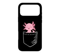 Carcasa para iPhone 17 Pro MAX Funny Mens Womens Kawaii Kids Girls Boy Pocket Axolotl Lover