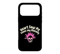 Carcasa para iPhone 17 Pro MAX Funny Millennial Heart Says Pit Knees Say Balcony Meme