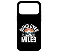 Carcasa para iPhone 17 Pro MAX Funny Mind Over Miles Diciendo Motivación del Corredor