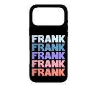 Carcasa para iPhone 17 Pro MAX Funny Modern Repeated Text Design First Name Frank