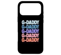 Carcasa para iPhone 17 Pro MAX Funny Modern Repeated Text Design G-Daddy Grandpa Granddad