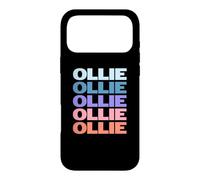 Carcasa para iPhone 17 Pro MAX Funny Modern Repeated Text Design Ollie