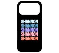 Carcasa para iPhone 17 Pro MAX Funny Modern Repeated Text Design Shannon