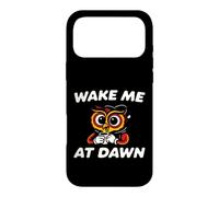 Carcasa para iPhone 17 Pro MAX Funny Night Owl Coffee Wake Me At Dawn Morning Sarcasm