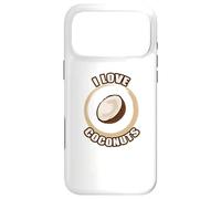 Carcasa para iPhone 17 Pro MAX Funny Nutrition Love Coconuts Nutritionist Vegan Paleo Humor