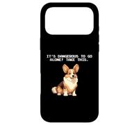Carcasa para iPhone 17 Pro MAX Funny Pixel bit Dangerous Video Gamer Tricolor Corgi Lover