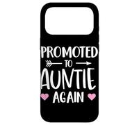 Carcasa para iPhone 17 Pro MAX Funny Promoted To Auntie Again Pregnancy Announcement Aunt