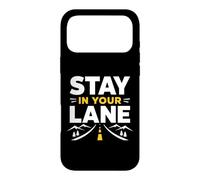 Carcasa para iPhone 17 Pro MAX Funny Quote Road Trip Driving Mindset Stay In Your Lane
