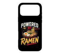 Carcasa para iPhone 17 Pro MAX Funny Ramen Saying Humor Joke Gag Powered by Noodles