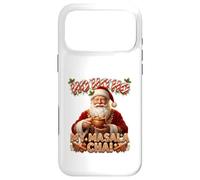 Carcasa para iPhone 17 Pro MAX Funny Retro Santa Masala Chai Tea Christmas Humor