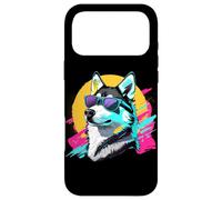 Carcasa para iPhone 17 Pro MAX Funny Retro Vintage 80s Siberian Husky Dog Lover