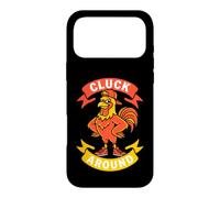 Carcasa para iPhone 17 Pro MAX Funny Rooster Cluck Around Sarcastic Chicken Pun