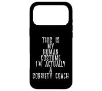 Carcasa para iPhone 17 Pro MAX Funny Sobriety Coach Costume Recovery Sober Living Rehab