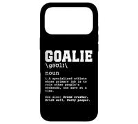 Carcasa para iPhone 17 Pro MAX Funny Soccer Portero Definición Ruina Fines de Semana Portero