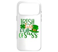 Carcasa para iPhone 17 Pro MAX Funny St Patricks Womens Sassy Lassy Irish Lass Full of SASS