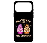 Carcasa para iPhone 17 Pro MAX Funny Strawberry Milkshake with My Gnomies Cute Summer GNOME