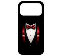 Carcasa para iPhone 17 Pro MAX Funny Suit Costume Formal Bow Tie Halloween Tuxedo