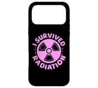 Carcasa para iPhone 17 Pro MAX Funny Survived Radiation Cancer Awareness End of Treatment