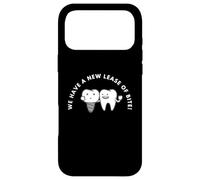 Carcasa para iPhone 17 Pro MAX Funny Tooth Pun We Have A New Lease of Bite