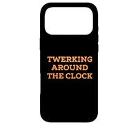 Carcasa para iPhone 17 Pro MAX Funny Twerking Around The Clock Silly Dance Anti-Work Joke