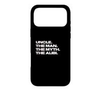 Carcasa para iPhone 17 Pro MAX Funny Uncle - The Man, The Myth, The Alibi