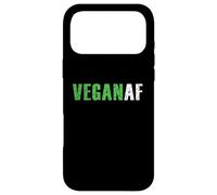 Carcasa para iPhone 17 Pro MAX Funny Vegan AF Plant Based Vegetarian Keto Organic Diet