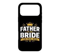 Carcasa para iPhone 17 Pro MAX Funny Wedding Family Father of The Bride The Real Boss