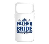 Carcasa para iPhone 17 Pro MAX Funny Wedding Family Father of The Bride The Real Boss