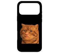 Carcasa para iPhone 17 Pro MAX Funny Weird Cat Face Meme Silly Hilarious Cat Confused