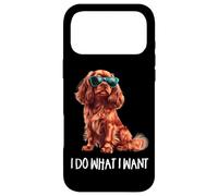 Carcasa para iPhone 17 Pro MAX Funny What I Want Ruby Cavalier King Charles Spaniel Lover