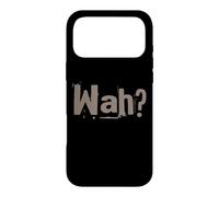 Carcasa para iPhone 17 Pro MAX Funny What IFS One Word Cita para La Gente Gracioso Hey Wah