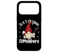 Carcasa para iPhone 17 Pro MAX Funny Wine Dad GNOME For Men & Women Its 5 O Clock Somewhere