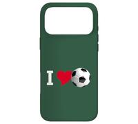 Carcasa para iPhone 17 Pro MAX fútbol yo Juego Amor Deportes Pelota césped Puerta Copa Mundial