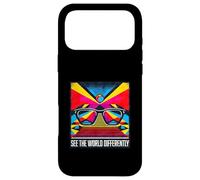 Carcasa para iPhone 17 Pro MAX Gafas de Sol de Colores Diferentes para concienciación sobre el Autismo