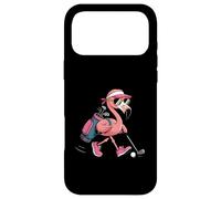 Carcasa para iPhone 17 Pro MAX Gafas de Sol de Golf Rosa Flamenco Mujer Mujer Golfista Amante del Golf