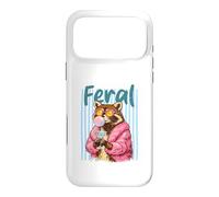 Carcasa para iPhone 17 Pro MAX Gafas de Sol Feral Raccoon Pink Coat Martini Bubblegum