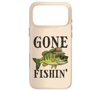 Carcasa para iPhone 17 Pro MAX Gafas de Sol Gone Fishing Bass Fish Fisherman Hombres Mujeres Niños