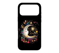 Carcasa para iPhone 17 Pro MAX Galaxy Night Sky Moon Lunar Stars Sun Love