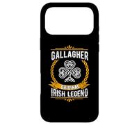 Carcasa para iPhone 17 Pro MAX Gallagher Irish Legend Vintage Shamrock Apellido