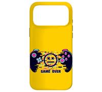 Carcasa para iPhone 17 Pro MAX Game Over with Wild Smile Face Mood with Controller Graphic