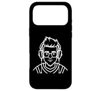 Carcasa para iPhone 17 Pro MAX Gaming Boy Dibujo LAN Party para Chicos