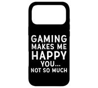 Carcasa para iPhone 17 Pro MAX Gaming Makes Me Happy You Not So Much Funny Meme For Gamers