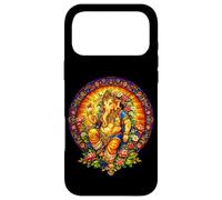 Carcasa para iPhone 17 Pro MAX Ganesha Vitral Mandala Hindú Dios Hinduismo Yoga