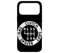 Carcasa para iPhone 17 Pro MAX Gas. Clutch. Shift. Repeat. 6-Speed Stick Shift Driver Mens