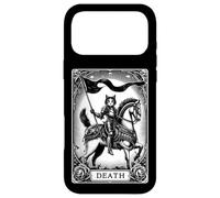 Carcasa para iPhone 17 Pro MAX Gato La Muerte Tarot Cartas Major Arcana Oscuro Gótico