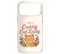 Carcasa para iPhone 17 Pro MAX Gato Lindo para Chica Adicta a los Felinos - Ventilador de Gatos
